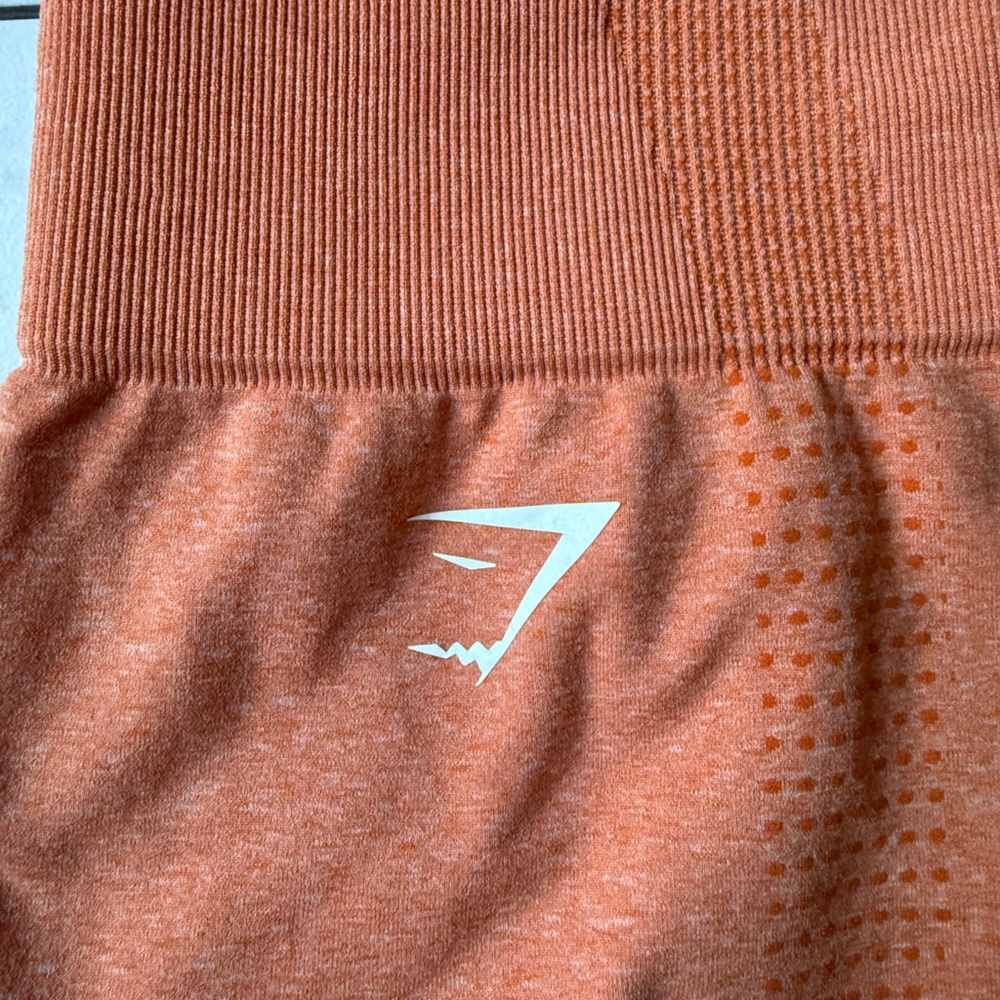 GYMSHARK Vital Seamless Shorts - orange - size XS - Picture 5 of 5